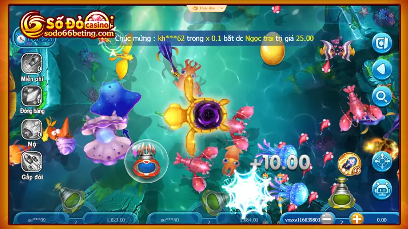 Các game bắn cá SODO66 được nhiều người chơi tham gia hằng ngày
