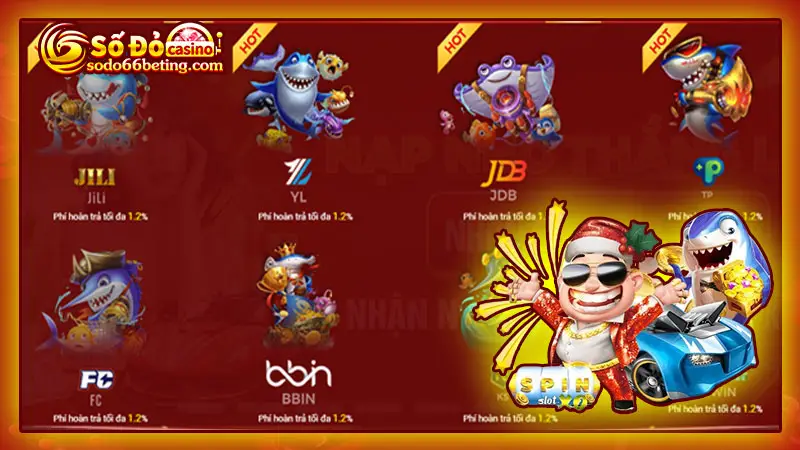 Kho game bắn cá SODO66 khủng chơi 365 ngày/năm không nhàm chán