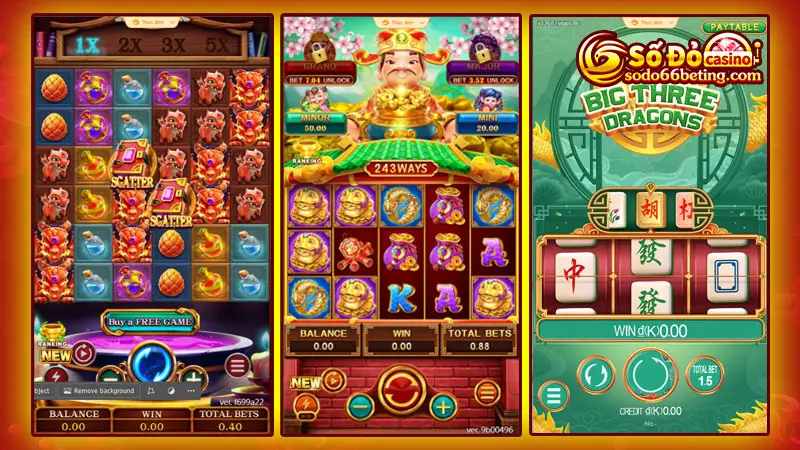 Kho game quay hũ đa dạng và nhiều chủ đề