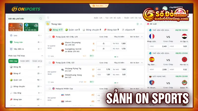 ON Nhà cung cấp Sports độc quyền