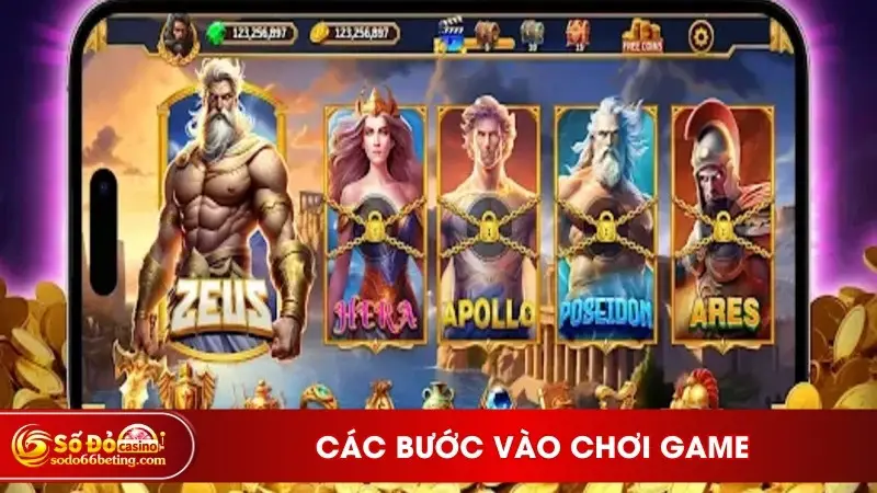 Các bước vào chơi game