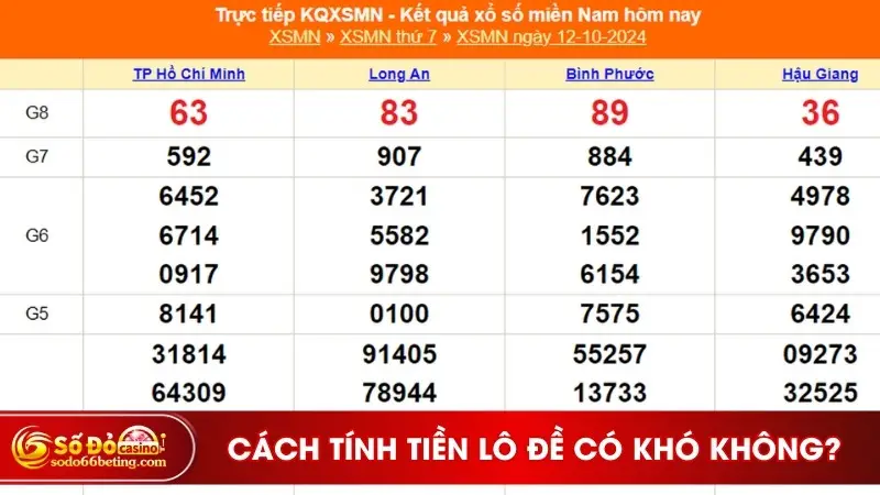 Cách tính tiền lô đề có khó không?