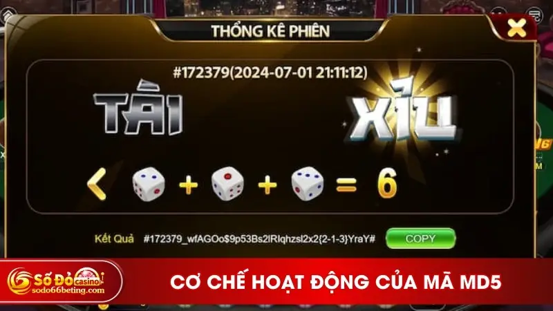 Cơ chế hoạt động của mã MD5