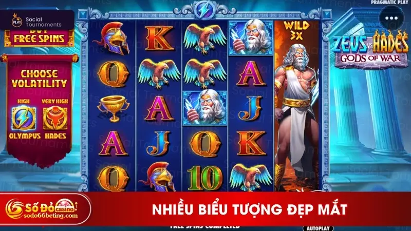 Nhiều biểu tượng đẹp mắt