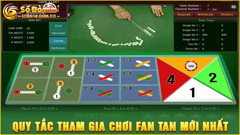 Quy tắc tham gia chơi fan tan mới nhất